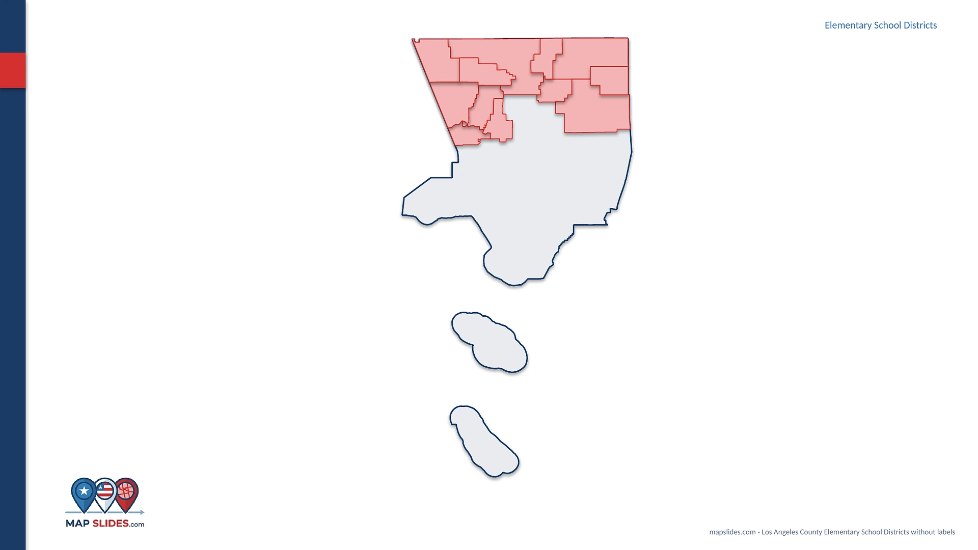 School districts map slide example