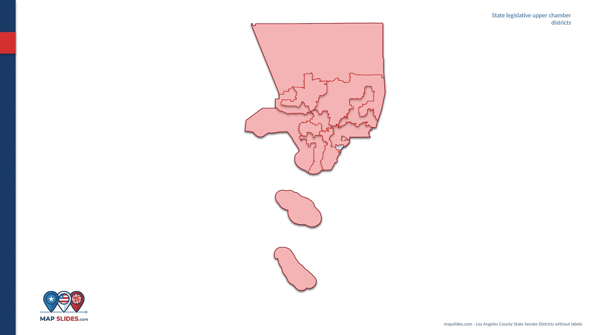 State Senate districts map slide example