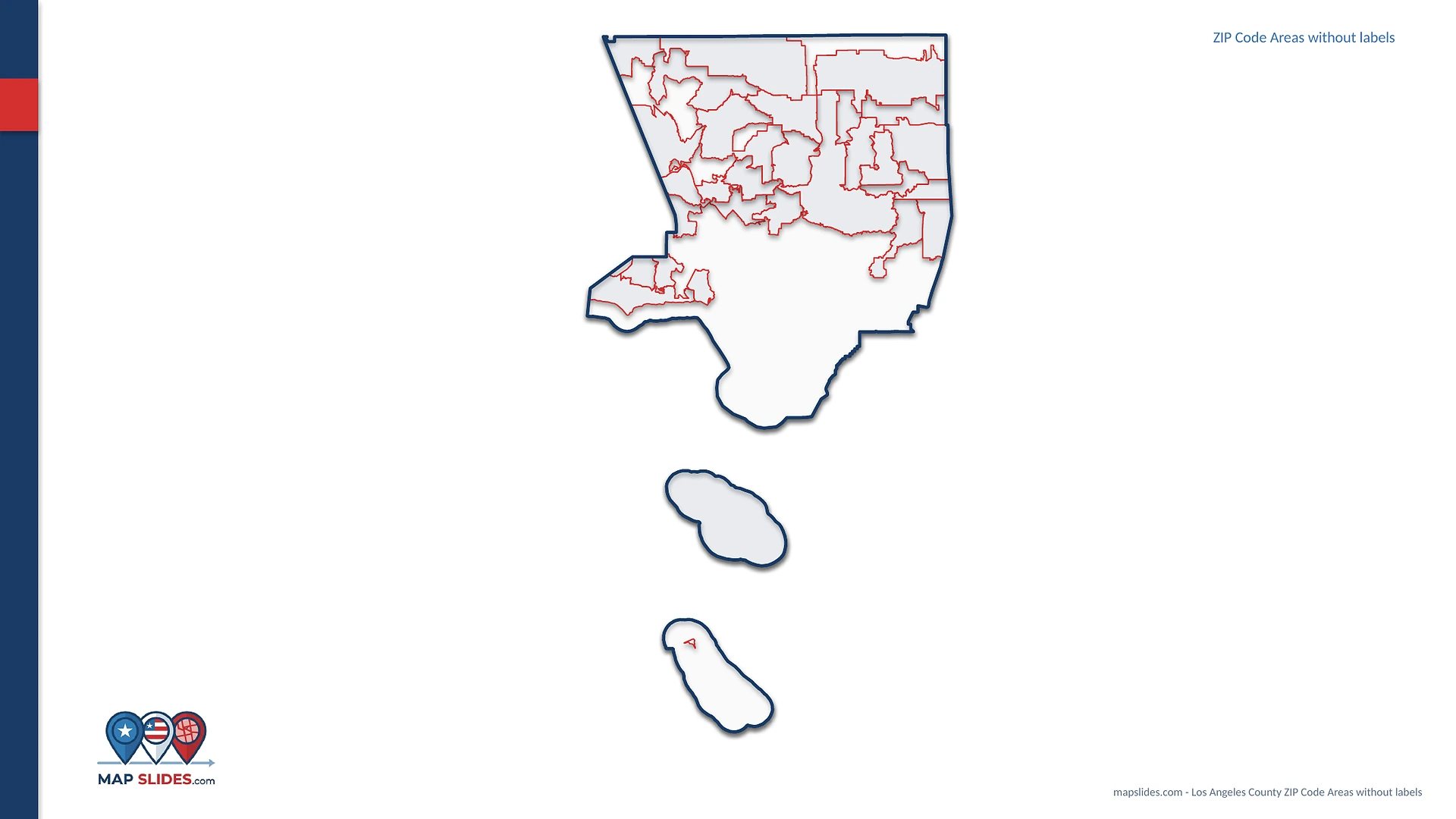 ZIP Code Areas map slide example