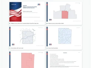 Allegany County, New York Editable Map Pack