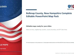 Belknap County, New Hampshire Editable Map Pack