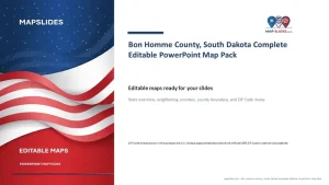 Bon Homme County, South Dakota Editable Map Pack