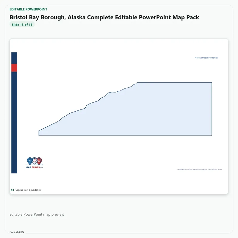 Bristol Bay Borough, Alaska Editable Map Pack - Image 5