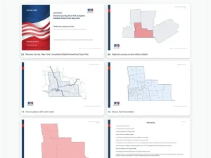 Broome County, New York Editable Map Pack
