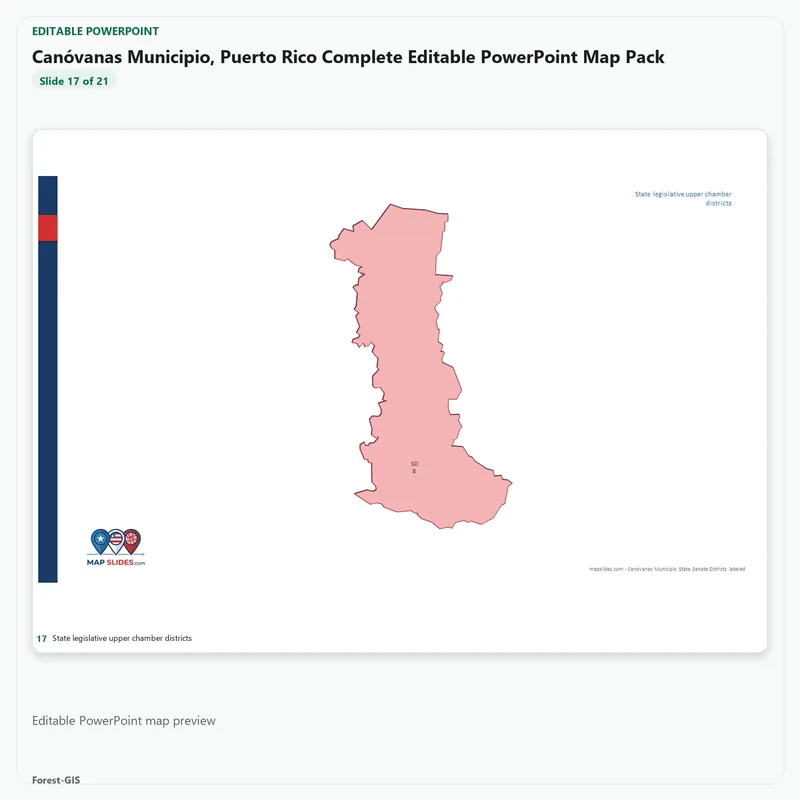 Canóvanas Municipio, Puerto Rico Editable Map Pack - Image 5