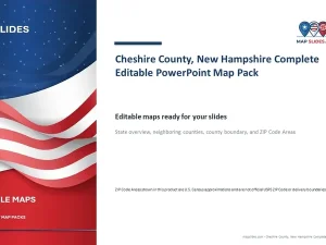 Cheshire County, New Hampshire Editable Map Pack