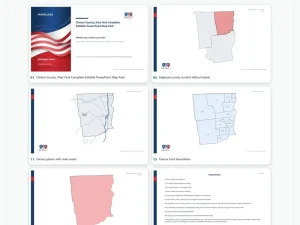 Clinton County, New York Editable Map Pack