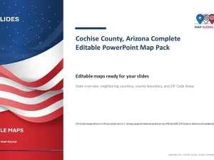Cochise County, Arizona Editable Map Pack