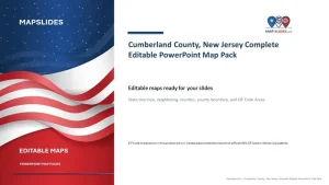 Cumberland County, New Jersey Editable Map Pack