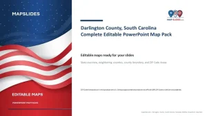 Darlington County, South Carolina Editable Map Pack