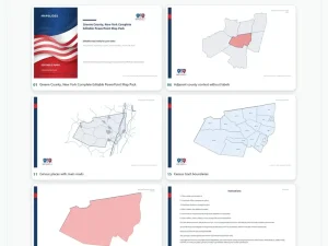 Greene County, New York Editable Map Pack
