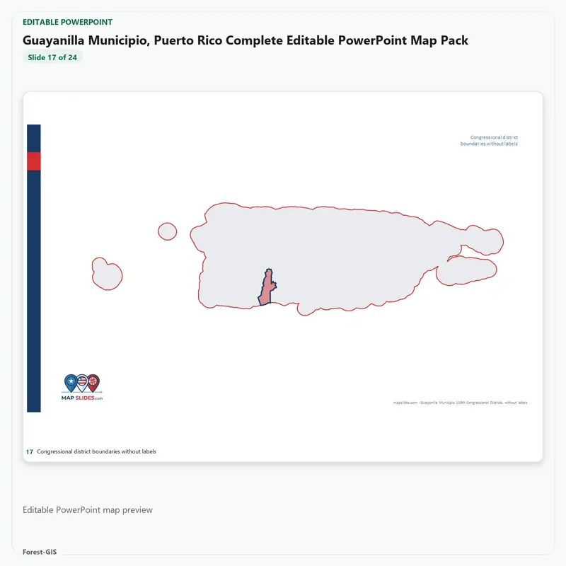Guayanilla Municipio, Puerto Rico Editable Map Pack - Image 5