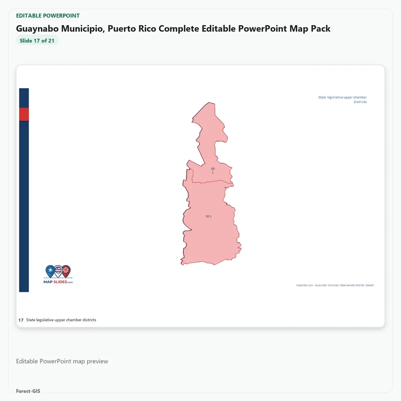 Guaynabo Municipio, Puerto Rico Editable Map Pack - Image 5