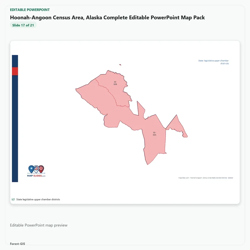 Hoonah-Angoon Census Area, Alaska Editable Map Pack - Image 5