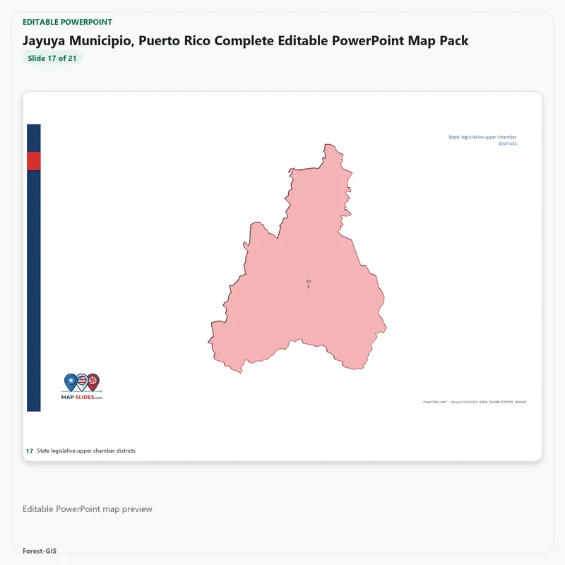 Jayuya Municipio, Puerto Rico Editable Map Pack - Image 5