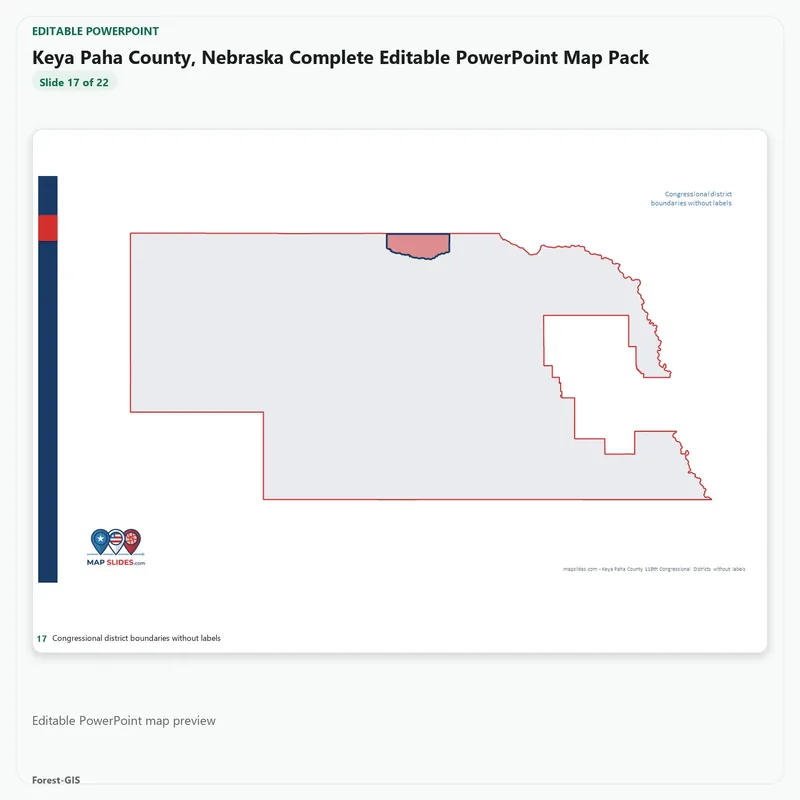 Keya Paha County, Nebraska Editable Map Pack - Image 5
