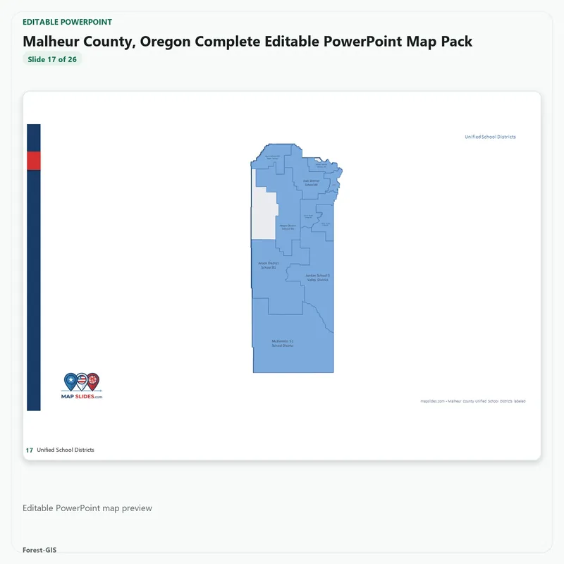 Malheur County, Oregon Editable Map Pack - Image 5