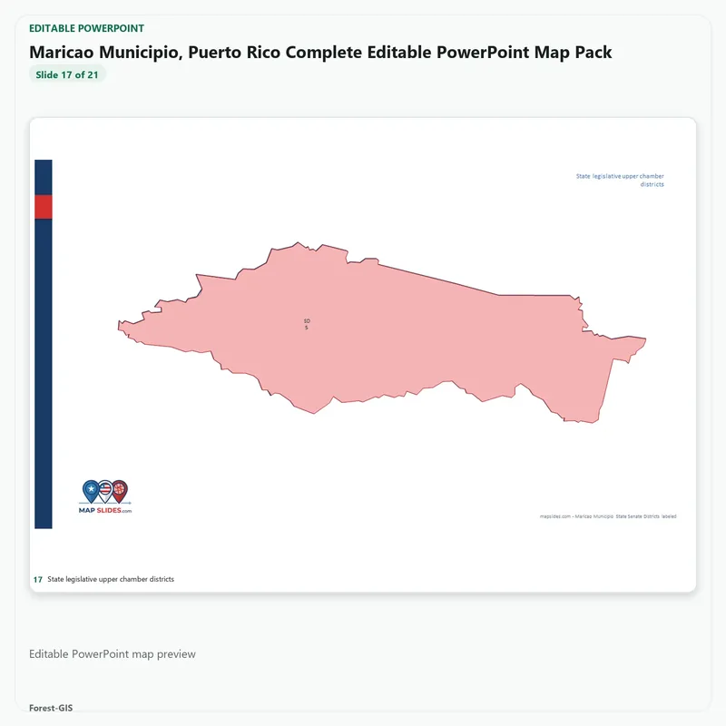 Maricao Municipio, Puerto Rico Editable Map Pack - Image 5