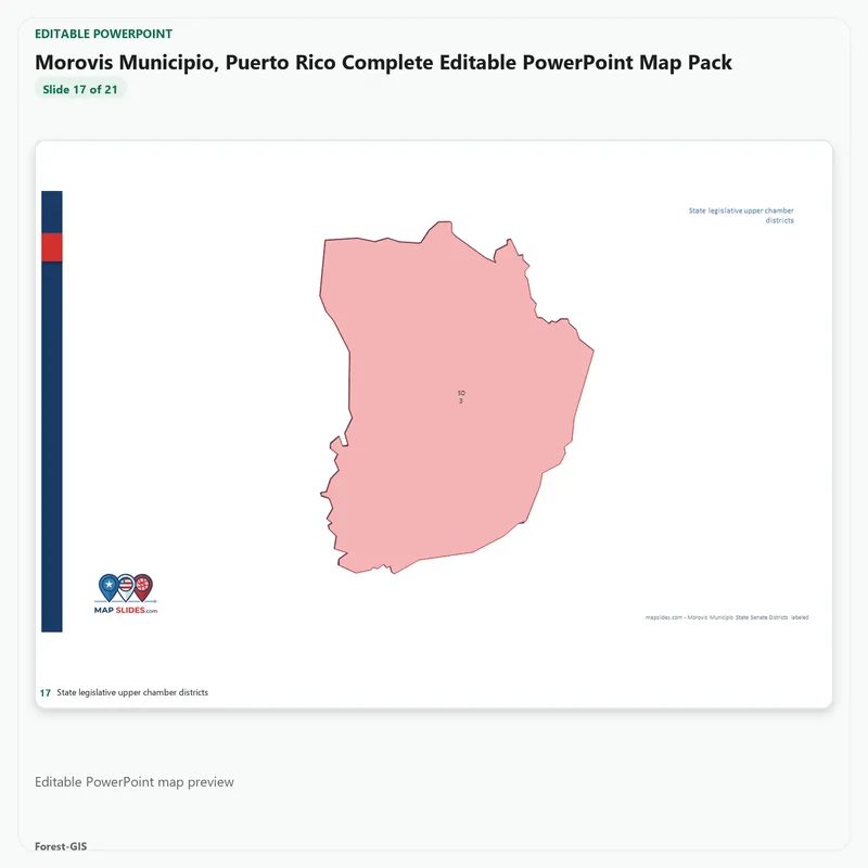 Morovis Municipio, Puerto Rico Editable Map Pack - Image 5