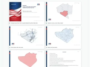 Orange County, New York Editable Map Pack