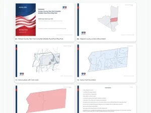 Putnam County, New York Editable Map Pack