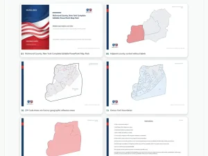 Richmond County, New York Editable Map Pack