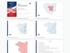 Ulster County, New York Editable Map Pack