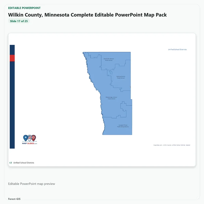 Wilkin County, Minnesota Editable Map Pack - Image 5