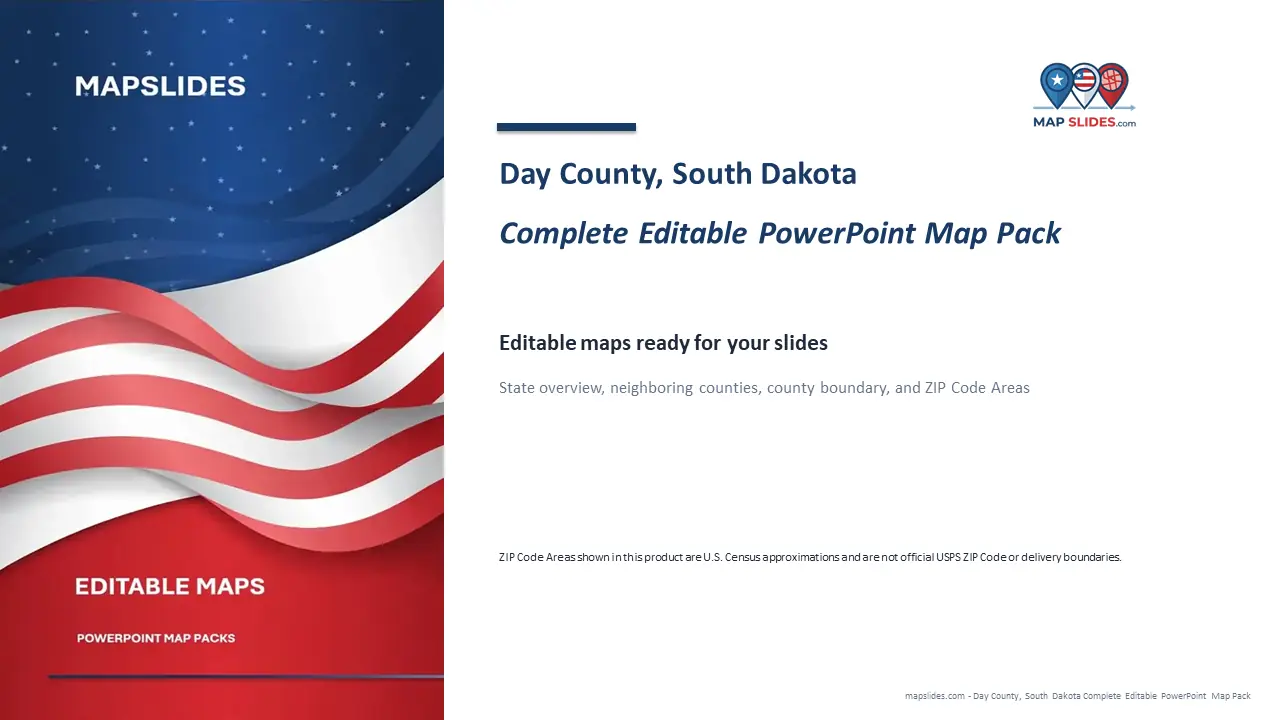 Day County, South Dakota Editable Map Pack