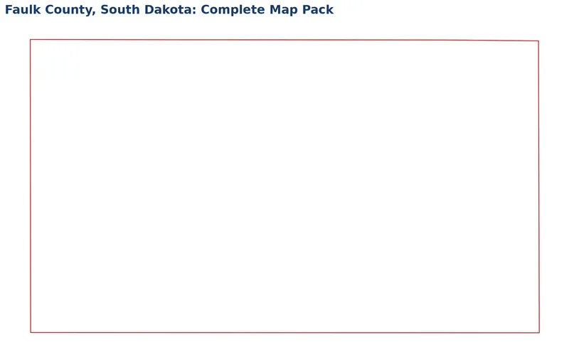 Faulk County, South Dakota Editable Map Pack