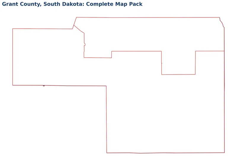 Grant County, South Dakota Editable Map Pack